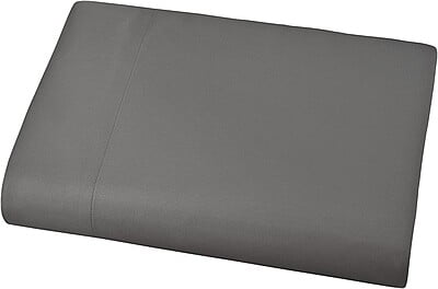 Bedsheet Glace Cotton 300 TC - Plain - Steel Grey
