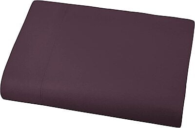 Bedsheet Glace Cotton 300 TC - Plain - Wine