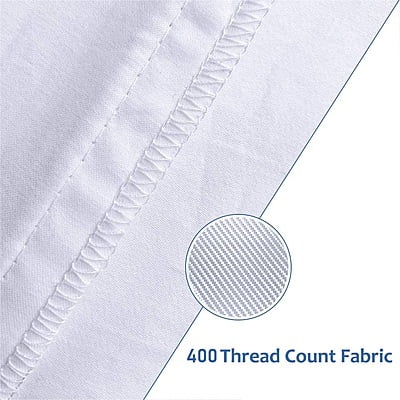 Pillow Cover Non-Framed 100% Cotton 400 TC Percale - Plain - White Pillow Cover Non-Framed 100% Cotton 400 TC Percale - Plain - White