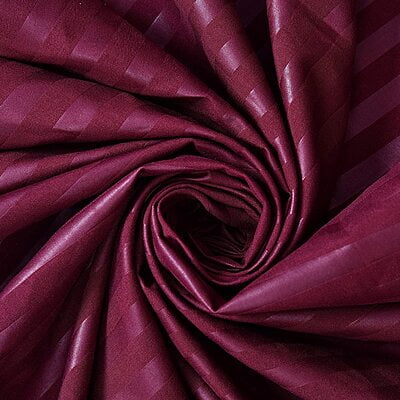 Pillow Cover Non-Framed Glace Cotton 300 TC - Striped - Wine Pillow Cover Non-Framed Glace Cotton 300 TC - Striped - Wine