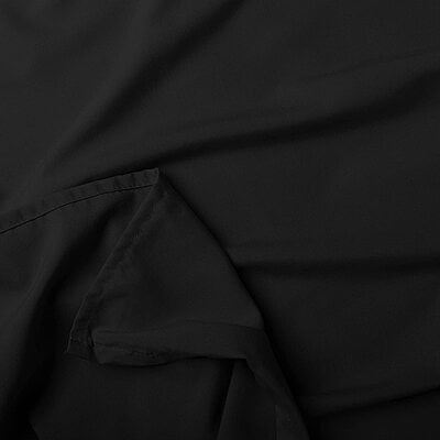 Pillow Cover Non-Framed Glace Cotton 300 TC - Plain - Black Pillow Cover Non-Framed Glace Cotton 300 TC - Plain - Black