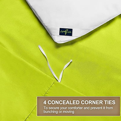 Duvet / Comforter Cover Microfiber 300 TC Plain Ultra soft - Parrot Green Duvet / Comforter Cover Microfiber 300 TC Plain Ultra soft - Parrot Green