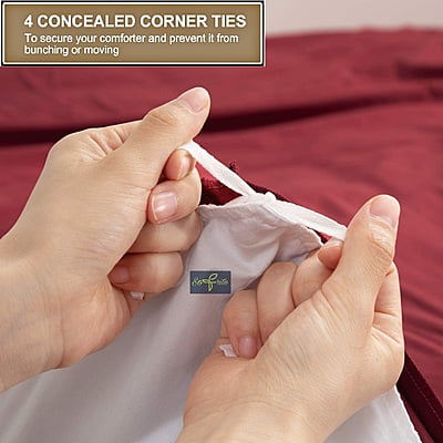 Duvet / Comforter Cover Microfiber 300 TC Plain Ultra soft - Maroon Duvet / Comforter Cover Microfiber 300 TC Plain Ultra soft - Maroon