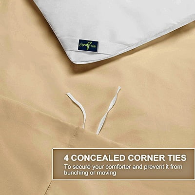 Duvet / Comforter Cover Microfiber 300 TC Plain Ultra soft - Desert Beige