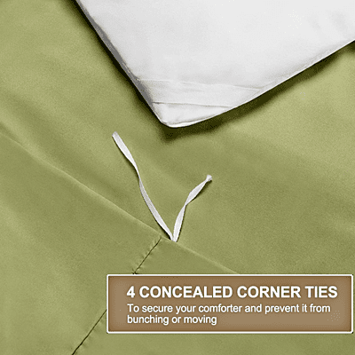 Duvet / Comforter Cover Microfiber 300 TC Plain Ultra soft - Olive Green Duvet / Comforter Cover Microfiber 300 TC Plain Ultra soft - Olive Green