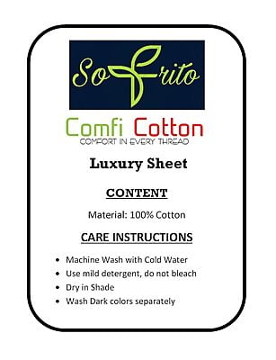 Bedsheet (Flat) Natural 100% Cotton 400 TC - Striped - White Bedsheet (Flat) Natural 100% Cotton 400 TC - Striped - White