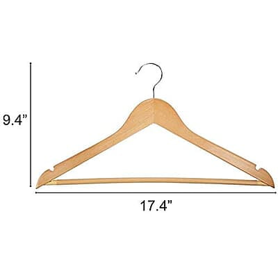 Wooden Cloth Hanger - Pack of 6 Wooden Cloth Hanger - Pack of 6