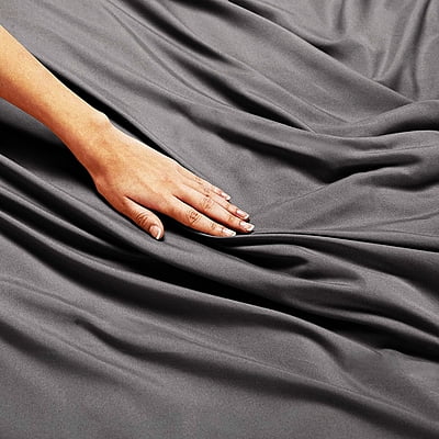 Duvet / Comforter Cover Microfiber 300 TC Plain Ultra soft - Graphite Duvet / Comforter Cover Microfiber 300 TC Plain Ultra soft - Graphite