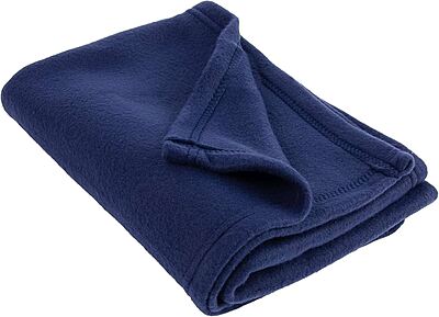 Fleece Blanket - Navy Blue Fleece Blanket - Navy Blue