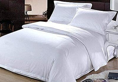 Duvet / Comforter Cover Glace Cotton 300 TC - Plain - White1