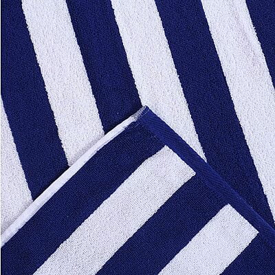 Pool Cabana Blue - Stripe Towel Pool Cabana Blue - Stripe Towel