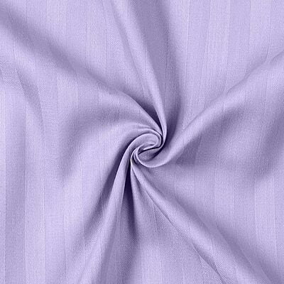 Bedsheet (Fitted) Glace Cotton 300 TC - Striped - Lavender Bedsheet (Fitted) Glace Cotton 300 TC - Striped - Lavender