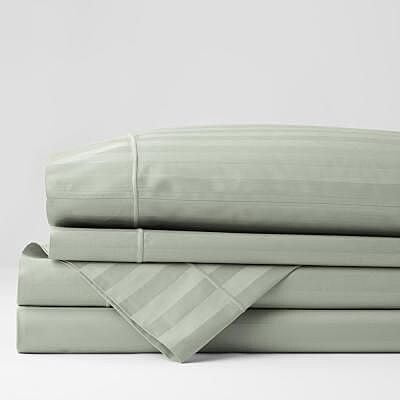 Duvet / Comforter Cover Glace Cotton 300 TC - Striped - Oyster Duvet / Comforter Cover Glace Cotton 300 TC - Striped - Oyster