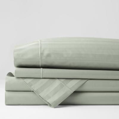 Duvet / Comforter Cover Glace Cotton 300 TC - Striped - Oyster Duvet / Comforter Cover Glace Cotton 300 TC - Striped - Oyster