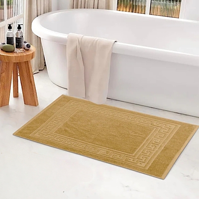 Bath Mat - Regular - 80% Cotton 20% Polyester - Beige