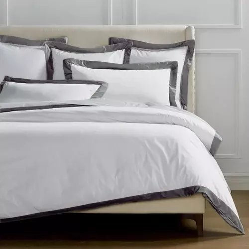Sofrito Dohar / Summer Blanket - Highly Breathable 100% Natural Cotton Percale Finish - White Sofrito Dohar / Summer Blanket - Highly Breathable 100% Natural Cotton Percale Finish - White